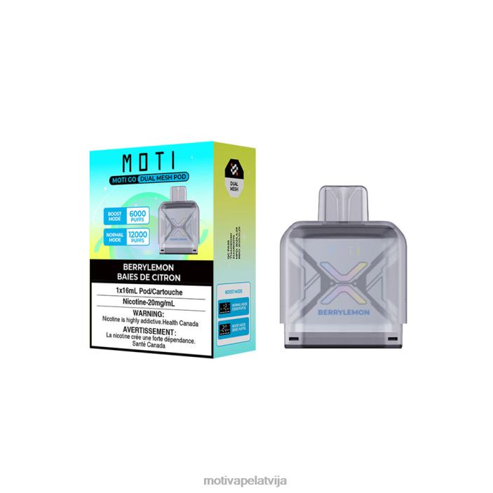 MOTI Go Pro vienreizējās lietošanas pāksts 628D090 MOTI vape kit latvija ogu citrons