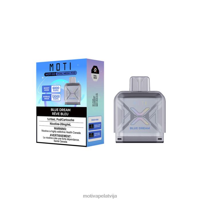 MOTI Go Pro vienreizējās lietošanas pāksts 628D093 MOTI latvija zils sapnis