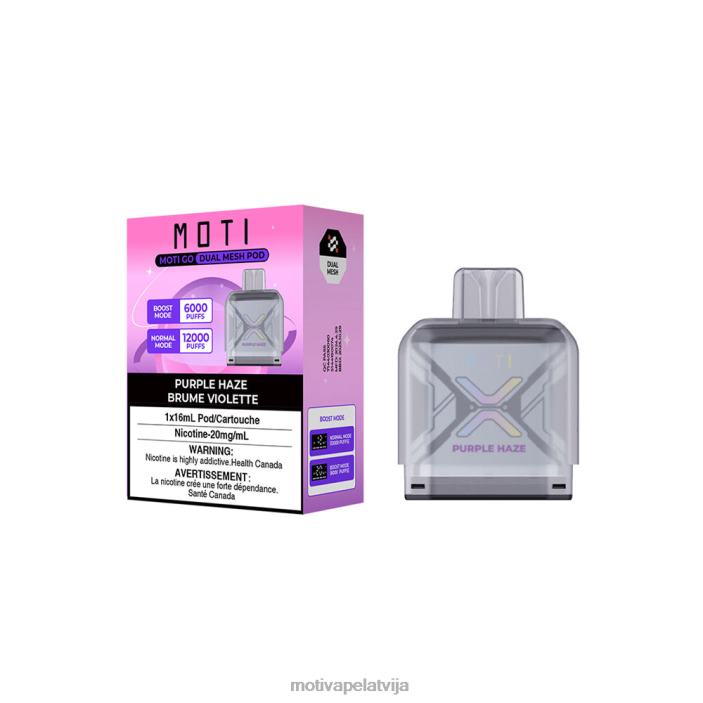 MOTI Go Pro vienreizējās lietošanas pāksts 628D094 MOTI vape price violeta dūmaka