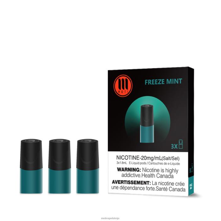 MOTI klasiskās pākstis 628D0105 MOTI vape pods iesaldēt piparmētru