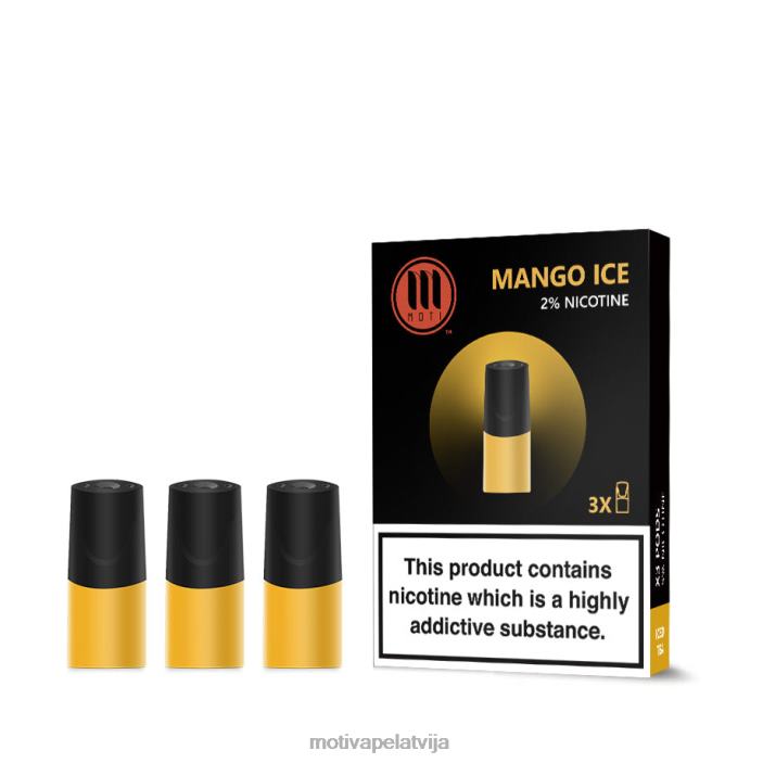 MOTI klasiskās pākstis 628D0105 MOTI vape pods iesaldēt piparmētru