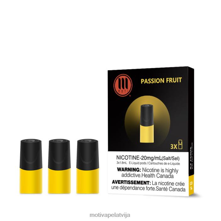 MOTI klasiskās pākstis 628D0109 MOTI vape flavors latvija marakujas ledus