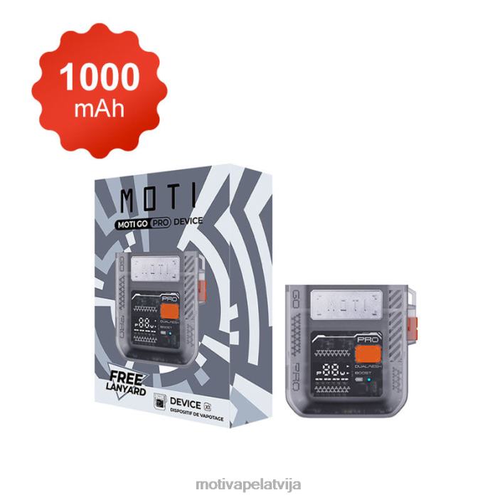 MOTI Go Pro ierīces komplekts 1000mah - vienreizējās lietošanas pod sistēma 628D0119 MOTI vape flavors latvija 1 gab