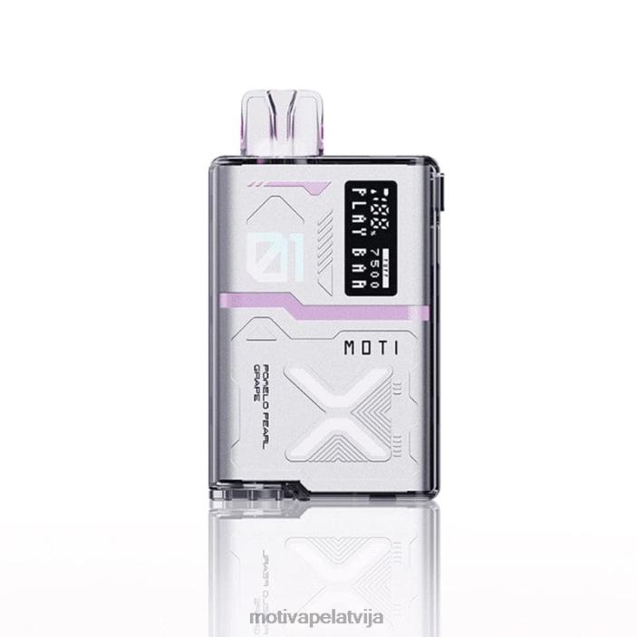 MOTI Play Bar 7500 vienreizējās lietošanas vape (5%, 7500 uzpūtienu) 628D056 MOTI vape review skābs ābolu persiks