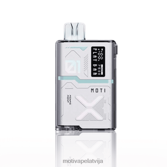 MOTI Play Bar 7500 vienreizējās lietošanas vape (5%, 7500 uzpūtienu) 628D059 MOTI vape flavors latvija maiami piparmētra