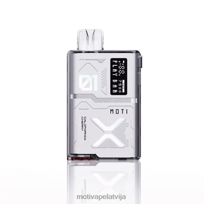 MOTI Play Bar 7500 vienreizējās lietošanas vape (5%, 7500 uzpūtienu) 628D061 MOTI vape latvija Kalifornijas ķirsis