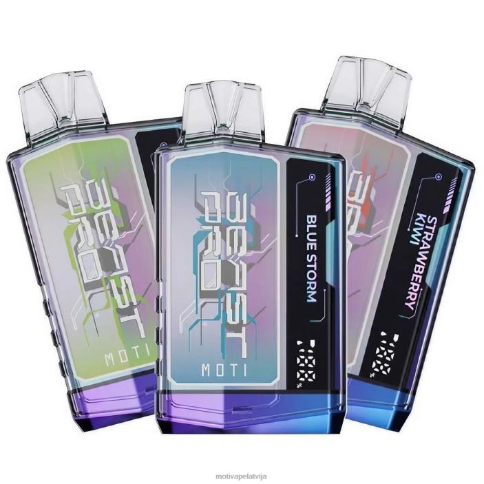 MOTI Beast Pro vienreizējās lietošanas vape (5%, 10000 uzpūtienu) 628D042 MOTI vape riga kolas putojošs