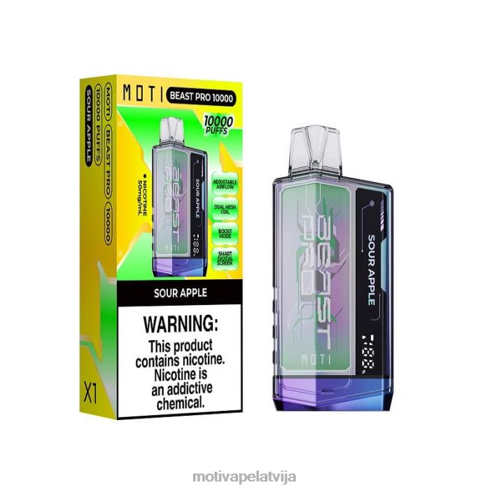 MOTI Beast Pro vienreizējās lietošanas vape (5%, 10000 uzpūtienu) 628D042 MOTI vape riga kolas putojošs