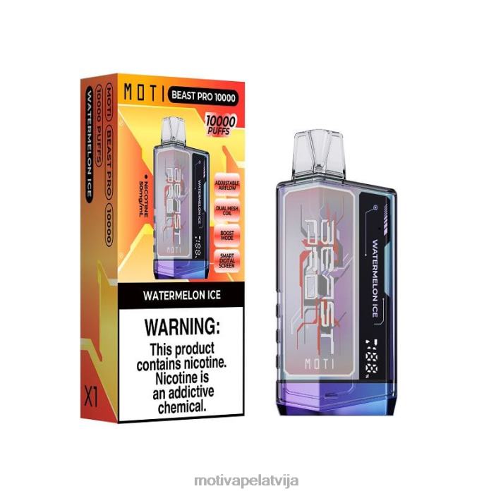 MOTI Beast Pro vienreizējās lietošanas vape (5%, 10000 uzpūtienu) 628D042 MOTI vape riga kolas putojošs