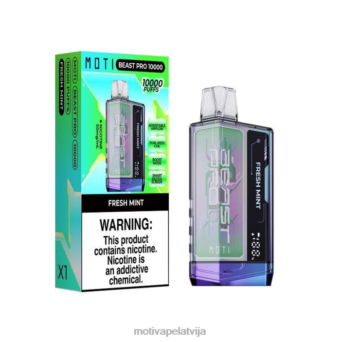 MOTI Beast Pro vienreizējās lietošanas vape (5%, 10000 uzpūtienu) 628D042 MOTI vape riga kolas putojošs