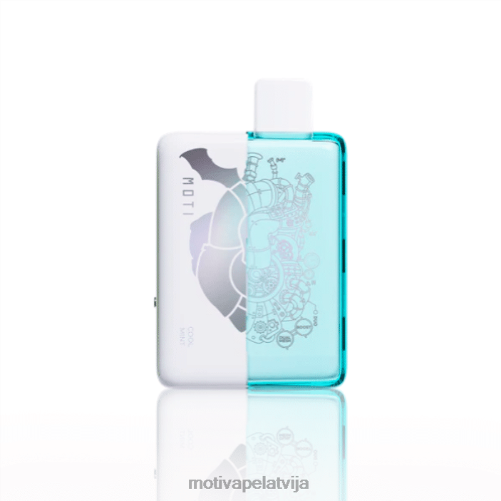 MOTI Duo 9000 vienreizējās lietošanas vape (5%, 9000 uzpūtienu) 628D063 MOTI latvija forša piparmētra