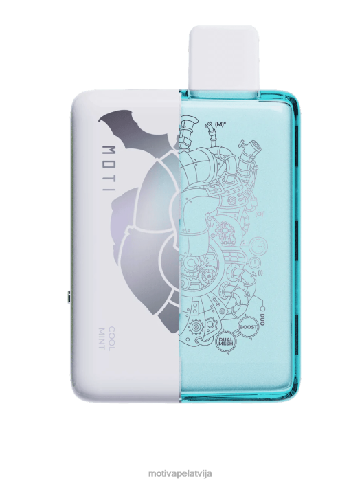MOTI Duo 9000 vienreizējās lietošanas vape (5%, 9000 uzpūtienu) 628D063 MOTI latvija forša piparmētra