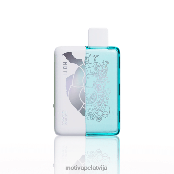 MOTI Duo 9000 vienreizējās lietošanas vape (5%, 9000 uzpūtienu) 628D064 MOTI vape price zilā razz limonāde