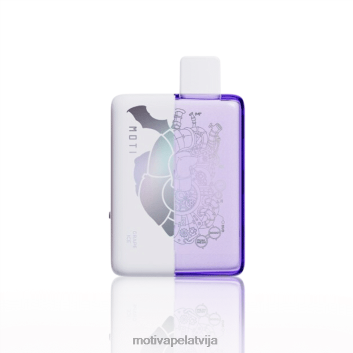 MOTI Duo 9000 vienreizējās lietošanas vape (5%, 9000 uzpūtienu) 628D067 MOTI vape near me vīnogu ledus