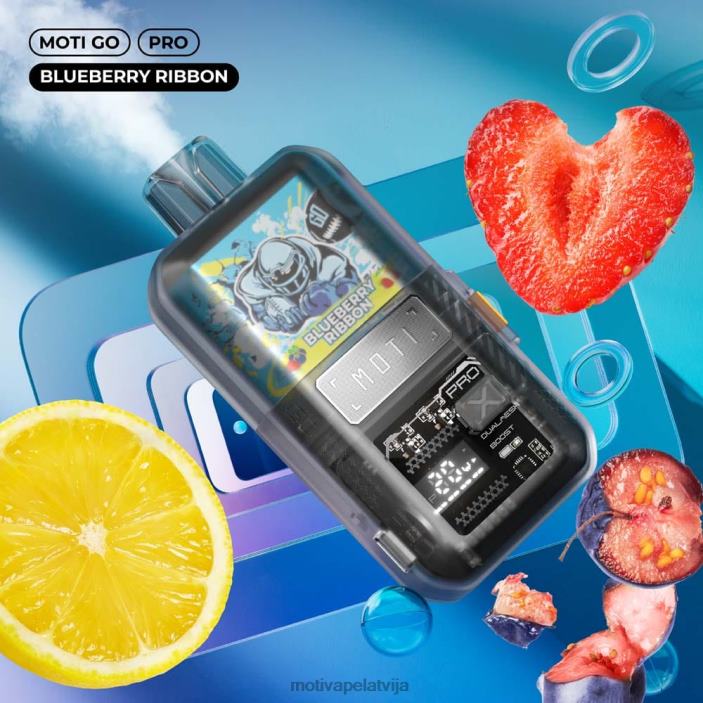 MOTI Go Pro vienreizējās lietošanas tvaiki (5%, 12000 uzpūtienu) 628D014 MOTI vape price melleņu lente