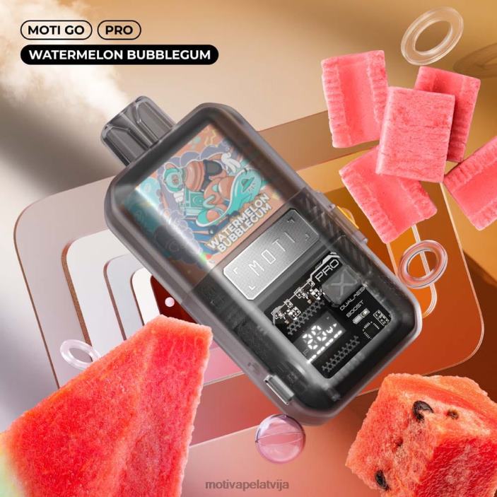 MOTI Go Pro vienreizējās lietošanas tvaiki (5%, 12000 uzpūtienu) 628D015 MOTI vape pods ķiršu skūpsts