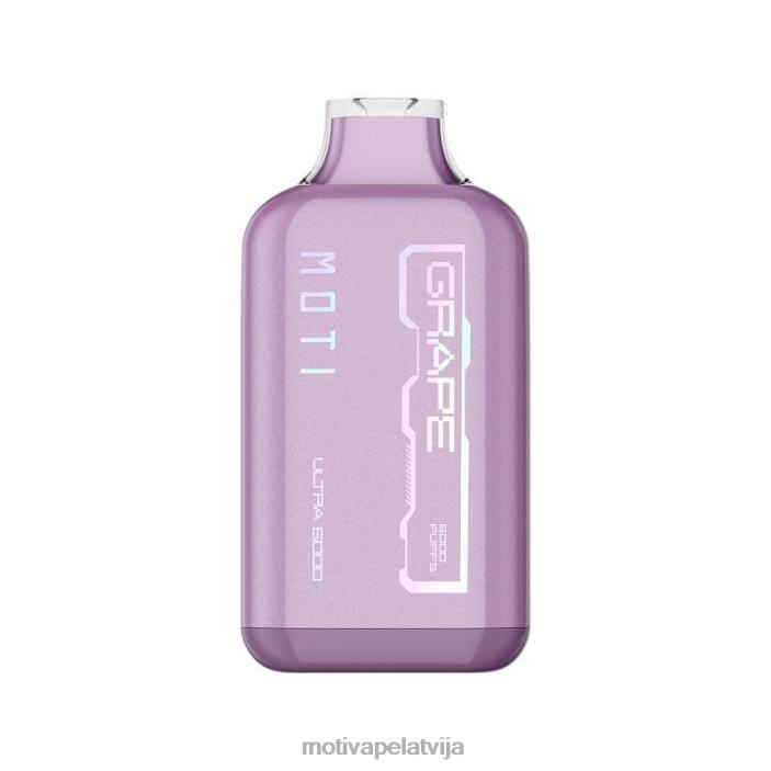 MOTI Ultra vienreizējās lietošanas vape (5%, 6000 uzpūtienu) 628D030 MOTI vape kit latvija vīnogas