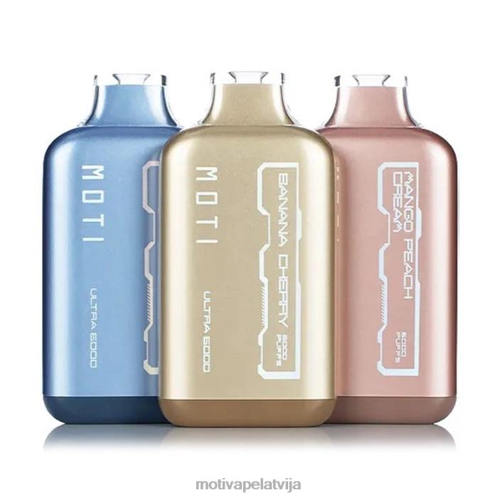 MOTI Ultra vienreizējās lietošanas vape (5%, 6000 uzpūtienu) 628D035 MOTI vape pods mango persiku krēms